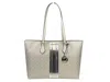 Michael Kors Sheila Large Tote Purse Bag In Pale Gold