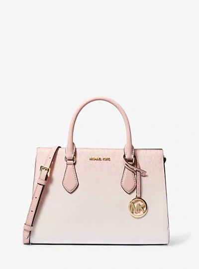 Michael Kors Sheila Medium Ombré Signature Logo Satchel