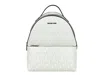 Michael Kors Sheila Medium Pvc Backpack Bookbag In White