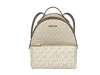 Michael Kors Sheila Medium Pvc Backpack Bookbag In Neutral