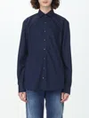 Michael Kors Shirt In Stretch Cotton In Blue