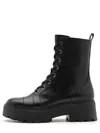 Michael Kors Chunky Sole Ankle Boots With Round Toe