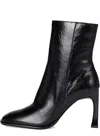 Michael Kors Kelsea 40f4klhe6l Boots Womens 7 Black Leather Ankle Bootie Zogg82
