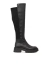 Michael Kors Leather Boot In Black