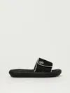 Michael Kors Logo-plaque Slides In Black