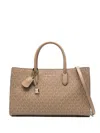 Michael Kors Shopping Bag In Beige In Beige