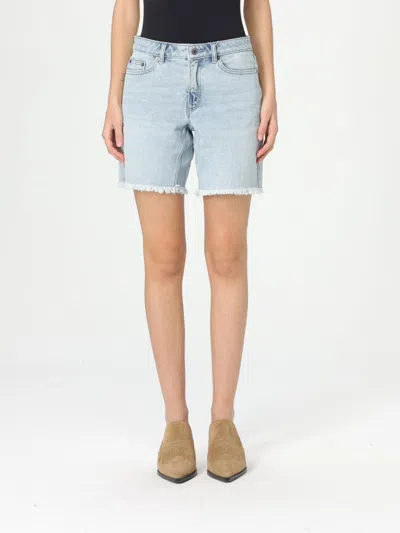 Michael Kors Short  Woman Color Denim In デニム
