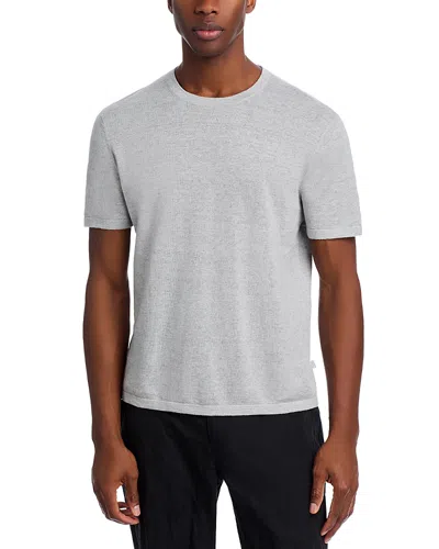 Michael Kors Short Sleeve Crewneck Tee In Heather Gray