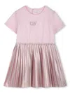 Michael Kors Short Sleeve Dress In 粉色
