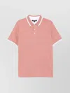 Michael Kors Short Sleeve Polo Shirt In Pink