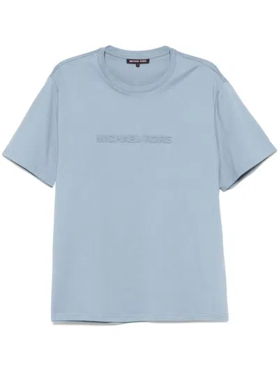 Michael Kors Short Sleeve T-shirt In Blue