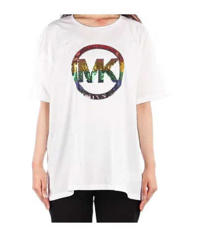 Michael Kors Short Sleeve T-shirt In White