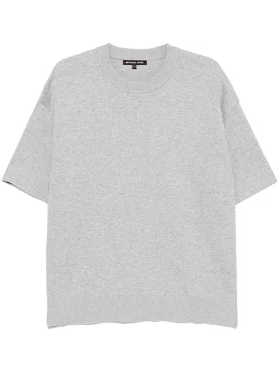 Michael Kors Short-sleeved Sweatshirt In Grey
