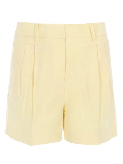 Michael Kors Shorts In Lino In Neutral