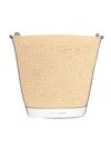 Michael Kors Townsend Textured Raffia Bucket Bag In Neutral