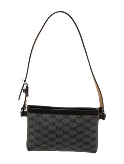 Pre-owned Michael Kors Shoulder Bag In Blue