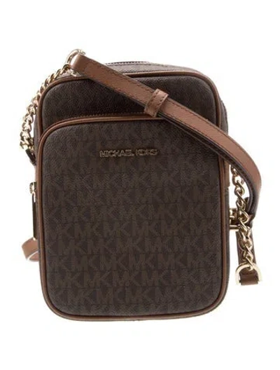 Pre-owned Michael Kors Shoulder Bag In Brown