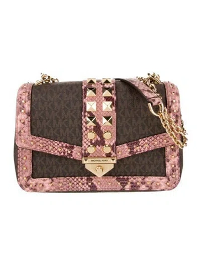 Pre-owned Michael Kors Shoulder Bag In Brown