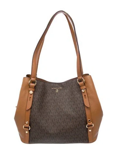 Pre-owned Michael Kors Shoulder Bag In Brown