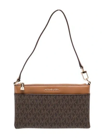 Pre-owned Michael Kors Shoulder Bag In Brown