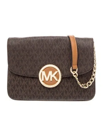 Pre-owned Michael Kors Shoulder Bag In Brown