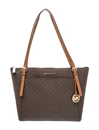 Pre-owned Michael Kors Shoulder Bag In Brown