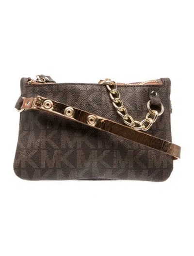 Pre-owned Michael Kors Shoulder Bag In Brown