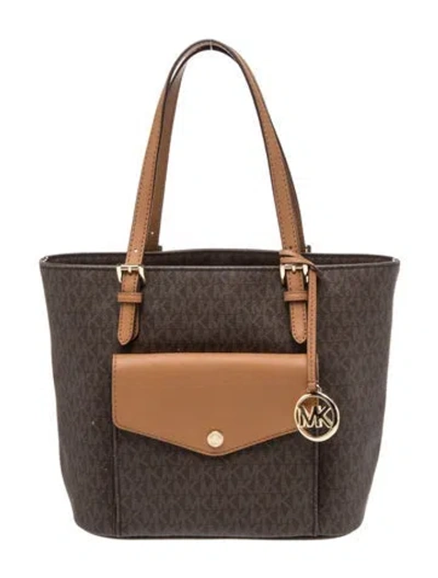 Pre-owned Michael Kors Shoulder Bag In Brown