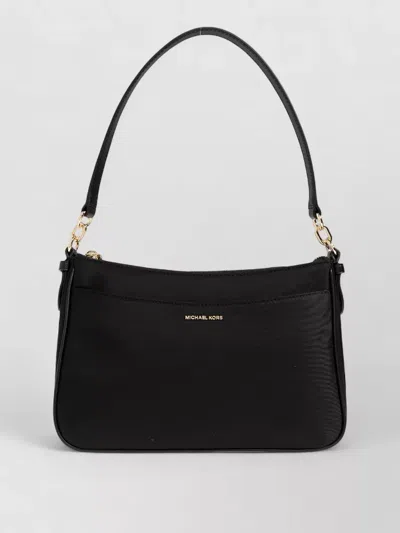 Michael Kors Shoulder Bag Clutch Gold Tone Hardware Strap In Black