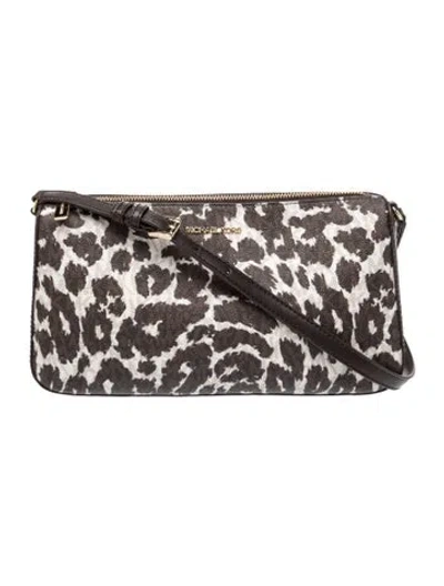 Pre-owned Michael Kors Shoulder Bag In Gray