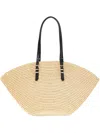 Michael Kors Shoulder Bag In Beige With Top Two Adjustable Top Handles In Beige