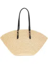 Michael Kors Shoulder Bag In Beige With Top Two Adjustable Top Handles