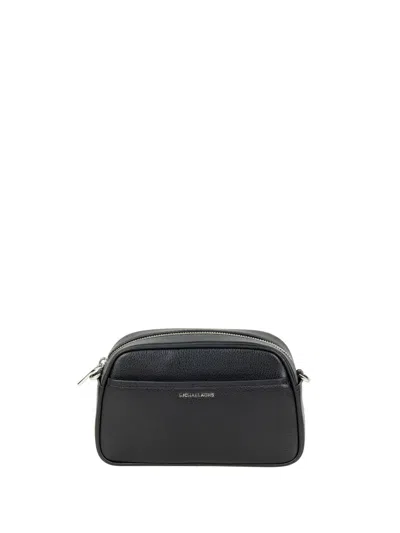 Michael Kors Shoulder Bag Jet Set In Leather In Black