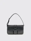 Michael Kors Shoulder Bag With Adjustable Strap And Front Pockets In Black