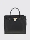 Michael Kors Leather Shoulder Bag In Black