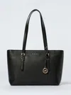 Michael Kors Textured Pebbled Tote Bag With Gold Hardware In Black