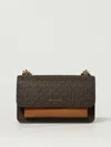 Michael Kors Printed Canvas And Leather Claire Shoulder Bag