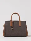 Michael Kors Laila Small Satchel In Brown