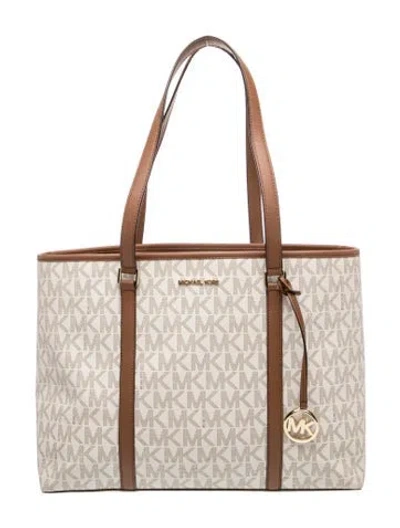 Pre-owned Michael Kors Shoulder Bag In Neutral