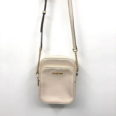 Pre-owned Michael Kors Shoulder Bag () In White