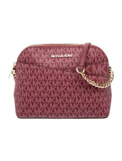 Pre-owned Michael Kors Shoulder Bag In Purple