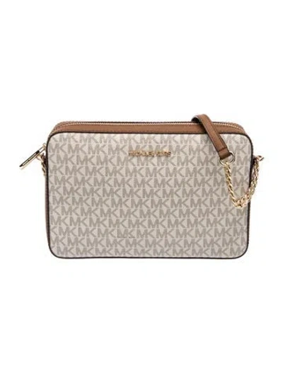 Pre-owned Michael Kors Shoulder Bag In Silver