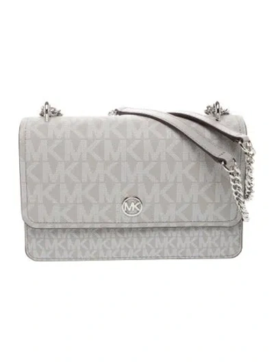 Pre-owned Michael Kors Shoulder Bag In White