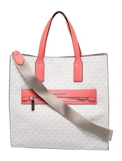 Pre-owned Michael Kors Shoulder Bag In White
