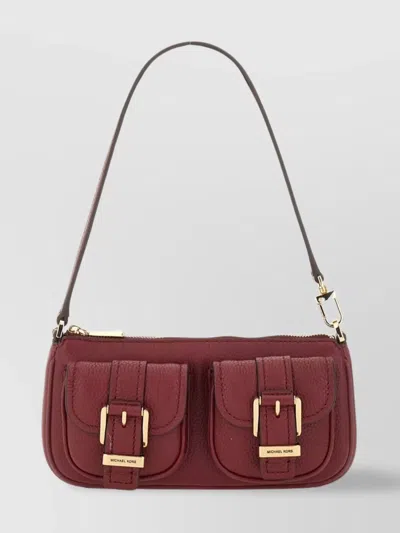 MICHAEL KORS SHOULDER BAG WITH ADJUSTABLE STRAP AND BUCKLE DETAILING