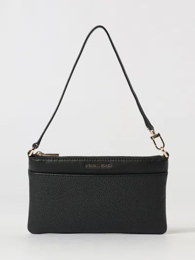 Michael Kors Pebble-texture Shoulder Bag In Black