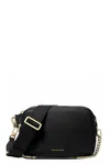 Michael Kors Chain Strap Shoulder Bag With Gold Hardware In Black