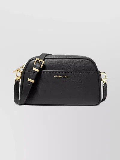 Michael Kors Shoulder Bags Featuring Adjustable Strap And Gold Hardware In Black