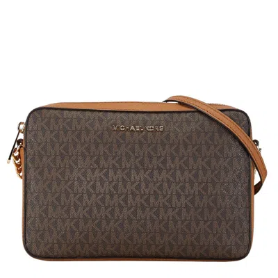 Michael Kors Signature Crossbody Bag Brown