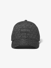 Michael Kors Signature Logo Baseball Hat In Black